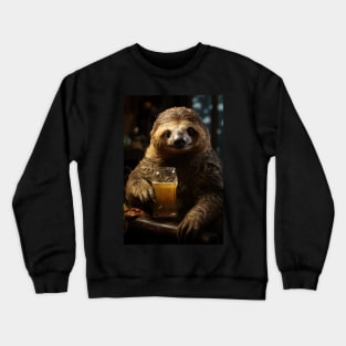 Sloth Pub and Ale Crewneck Sweatshirt